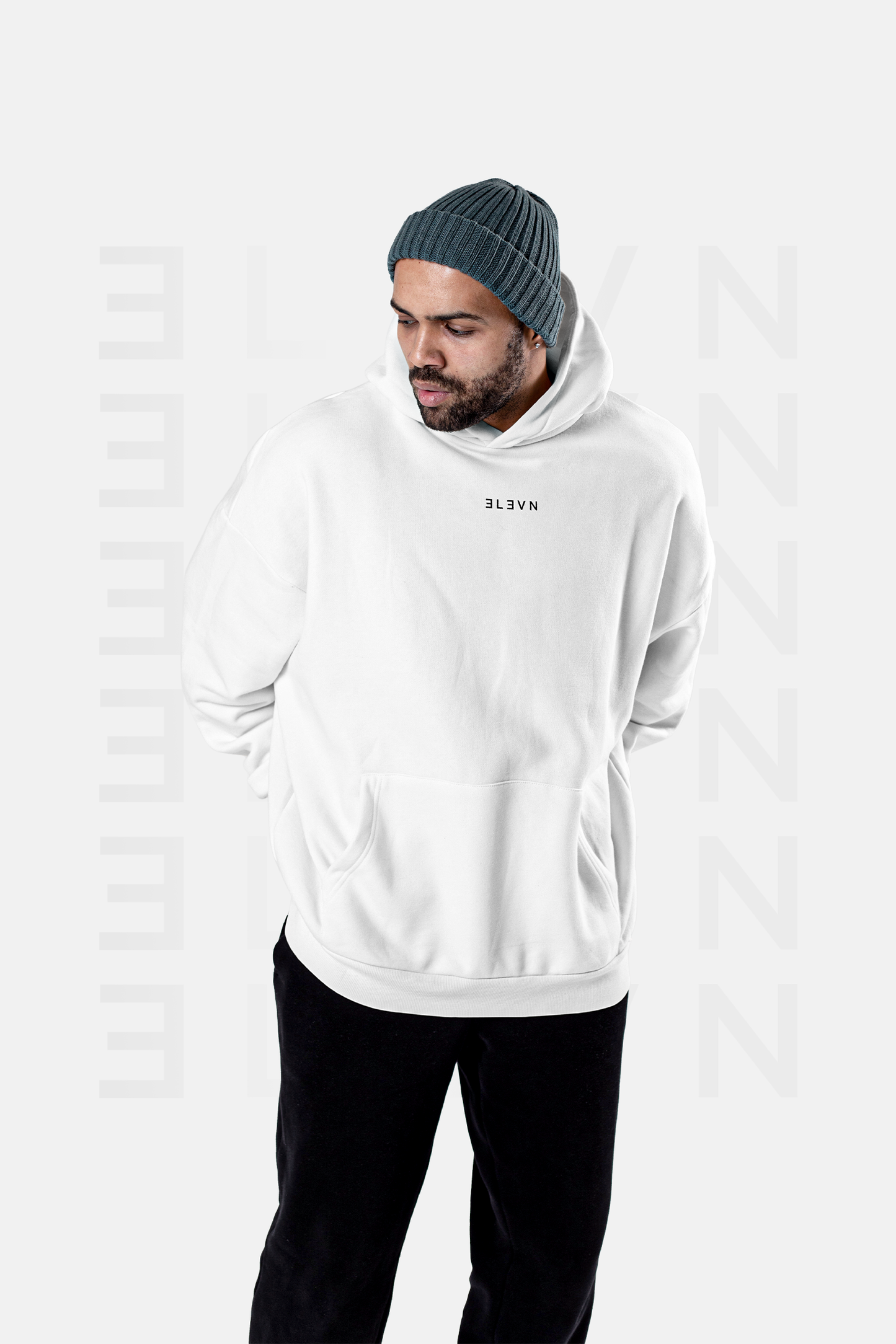 Hoddie Blanco Oversize | CIPHER