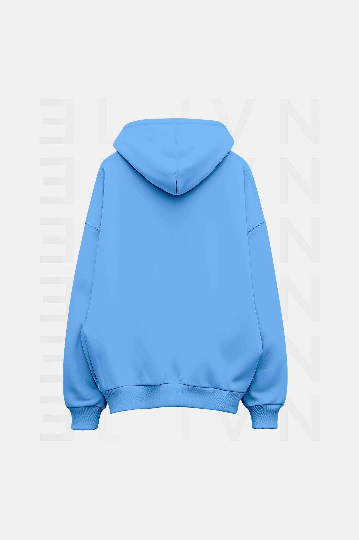 Hoddie Azul Ingles Oversize | CIPHER
