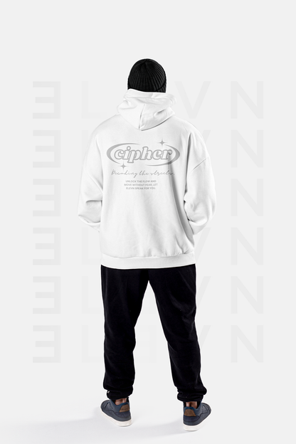 Hoddie Cipher Blanco Oversize | CIPHER