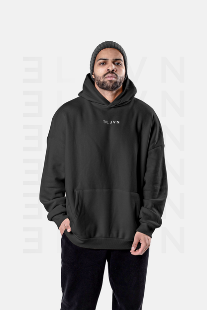 Hoddie Negro Oversize | CIPHER